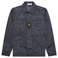 Nylon Coach Jacket Lead Grey
