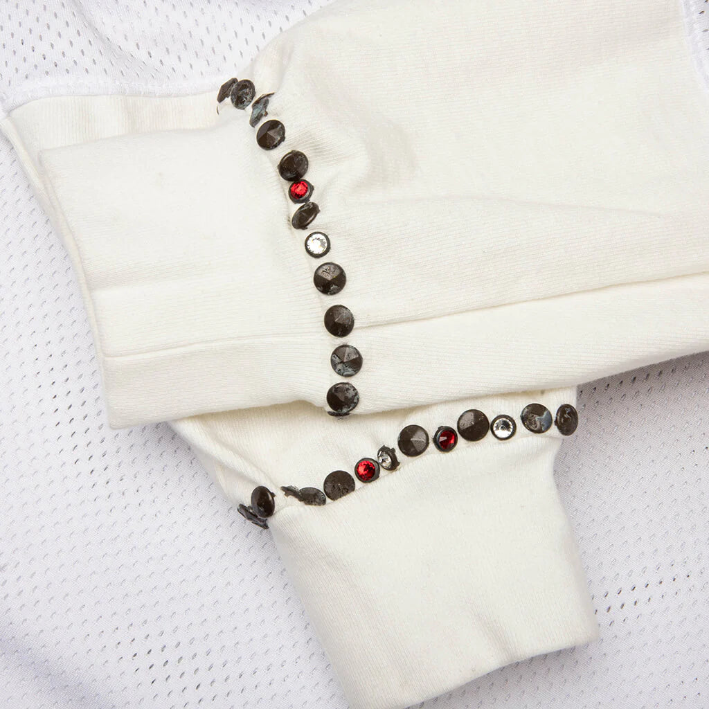 Mesh Moto Jersey White