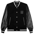 Wool and Leather 4G Varsity Jacket Black