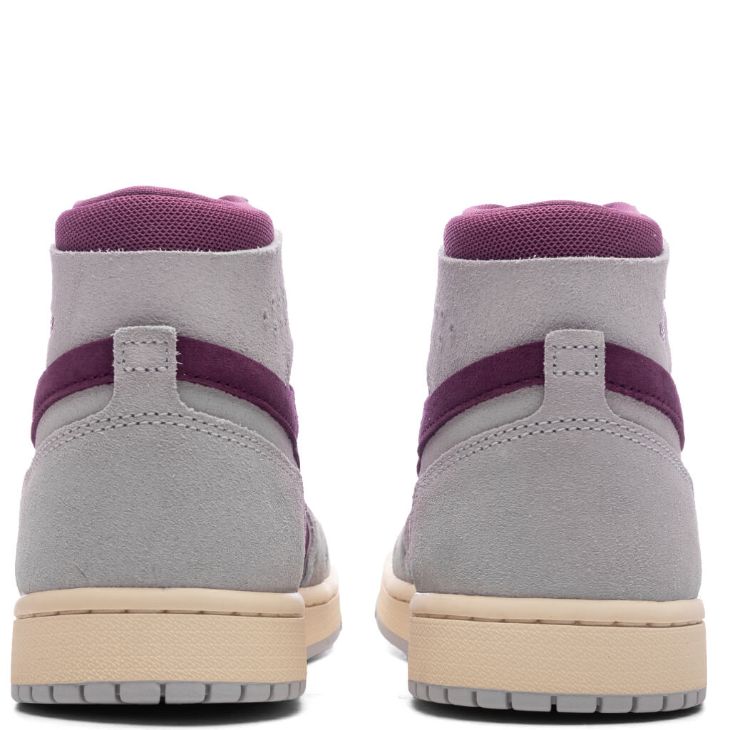 Womens Air Jordan 1 Zoom CMFT 2 Bordeaux Neutral Grey Light Bordeaux