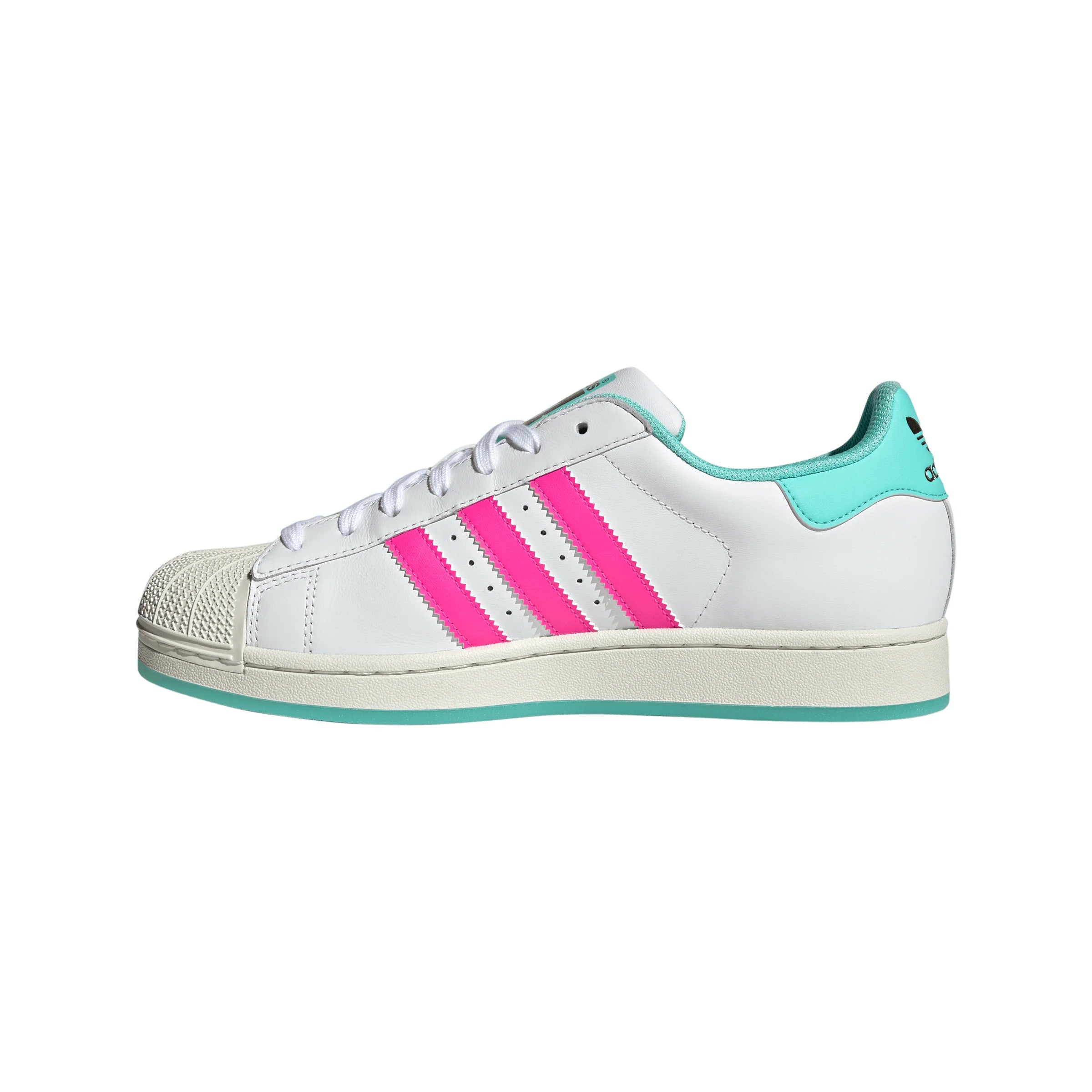 adidas Superstar Messi Mens Soccer Shoes White Pink Aqua