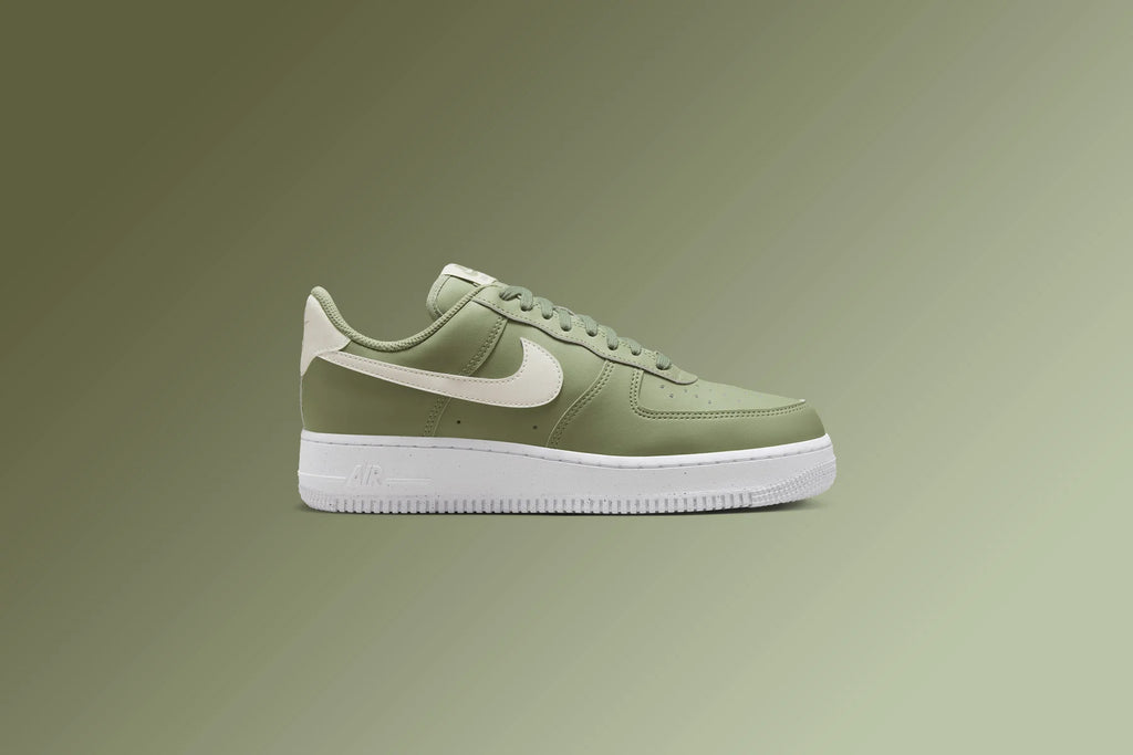 Womens Air Force 1 07 Next Nature Oil Green Sea Glass White