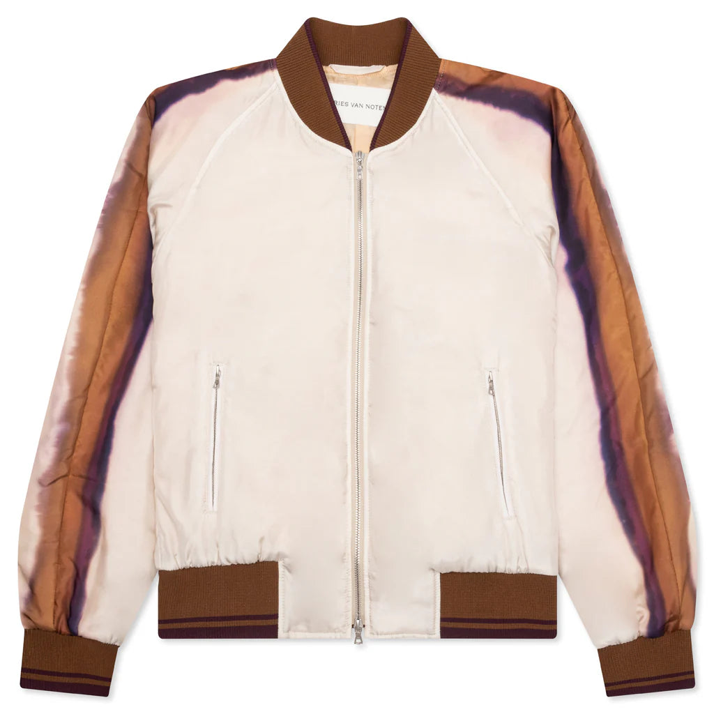 Bomber Jacket Ecru Beige