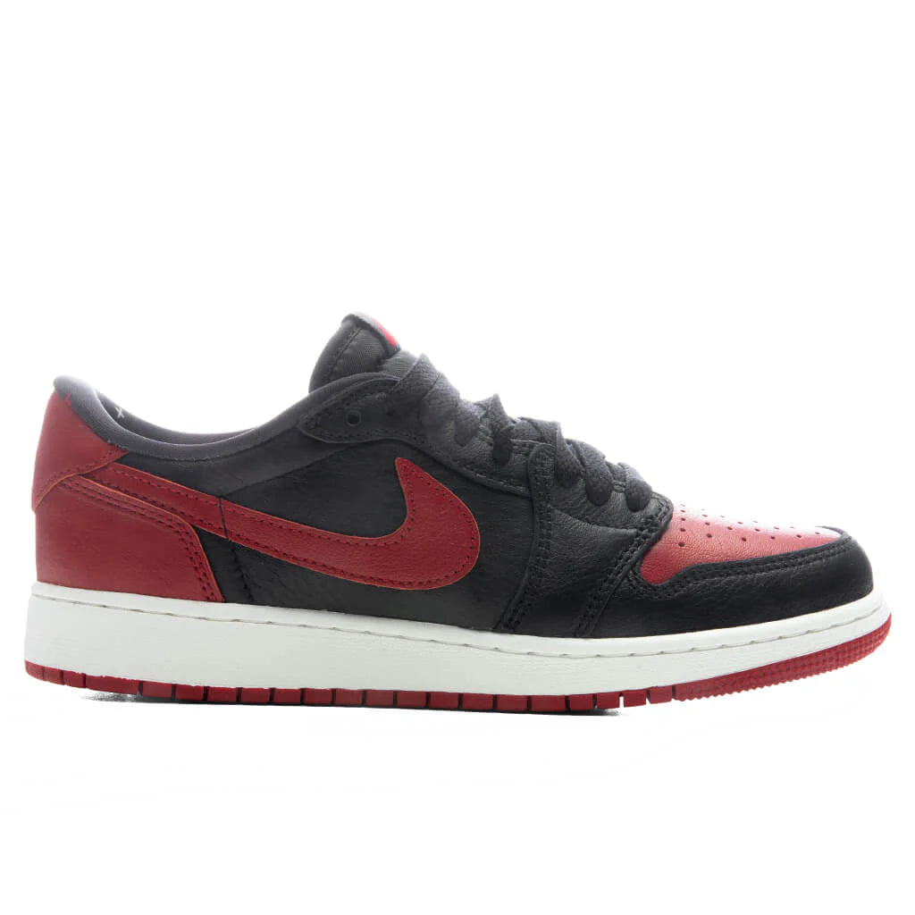 Air Jordan 1 Retro Low OG Banned GS Black Varsity Red Summit White