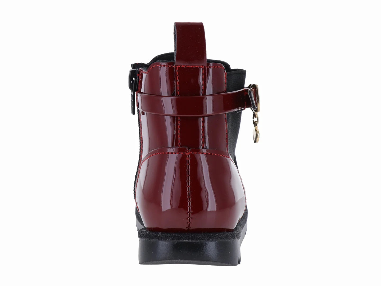 Botas Coqueta de Charol Rojo para Niña