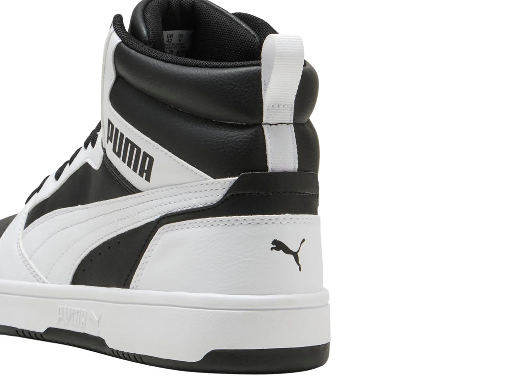 Tenis PUMA Rebound V6 Negro y Blanco para Hombre