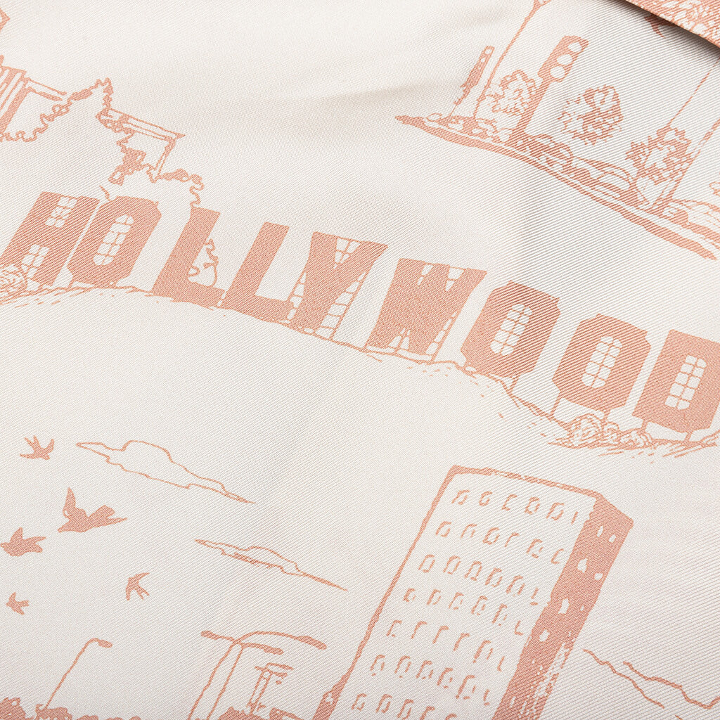 LA Landmark Bowling Shirt Alabaster