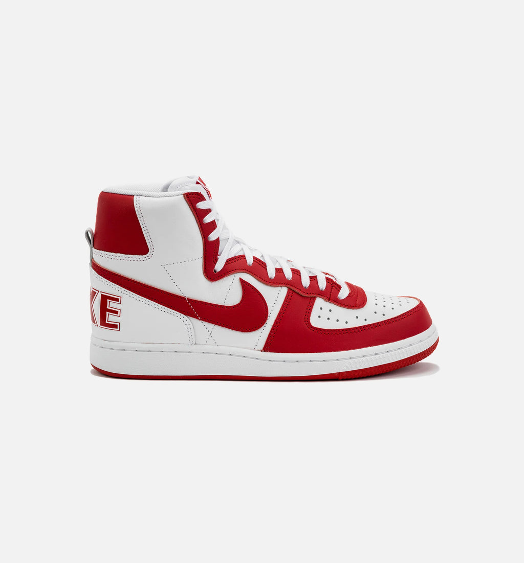 Terminator High University Red Mens Lifestyle Shoe White Red