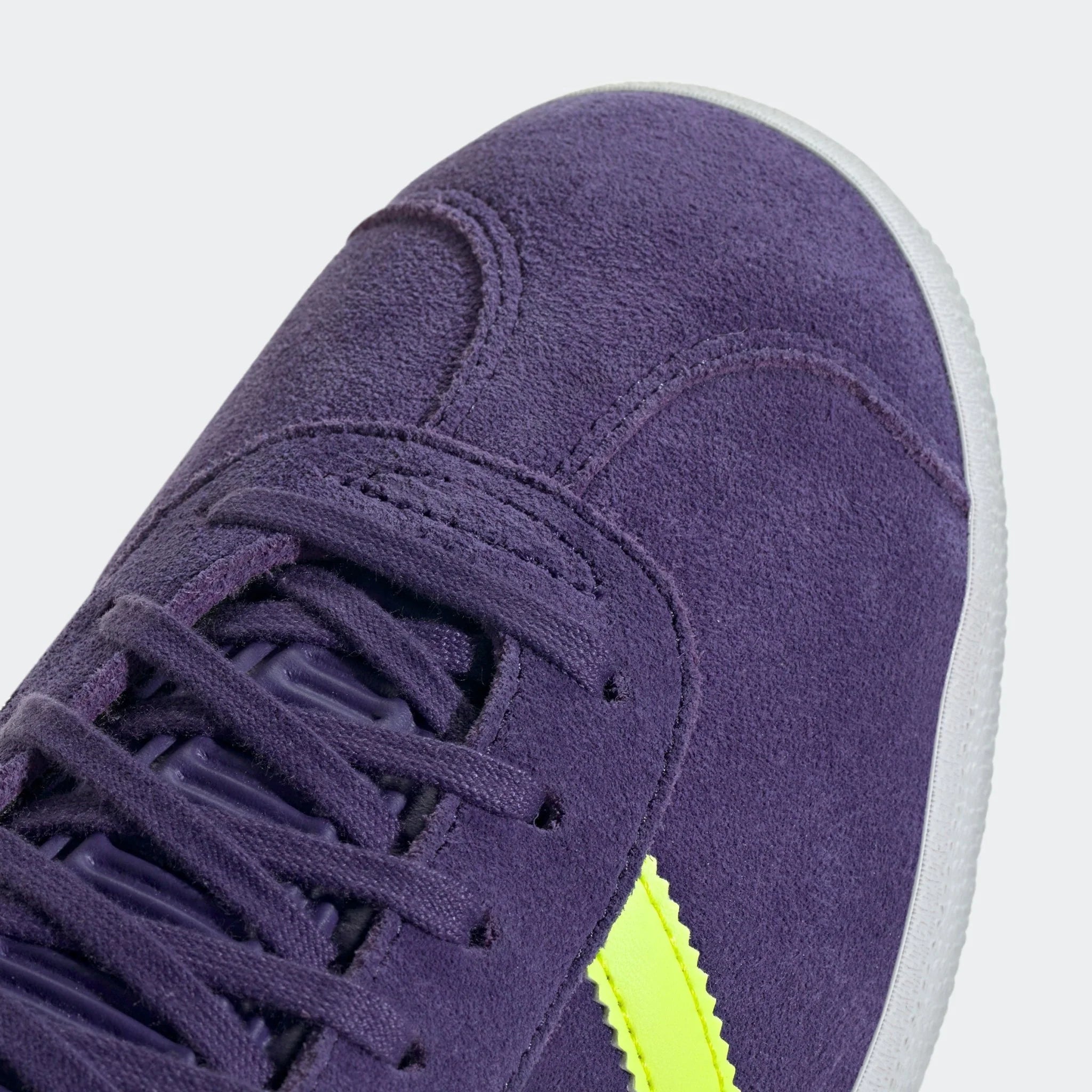 adidas Gazelle Messi Shoes Purple Lucid Lemon White
