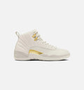 Air Jordan 12 Retro Phantom Womens Lifestyle Shoe Phantom Metallic Gold White