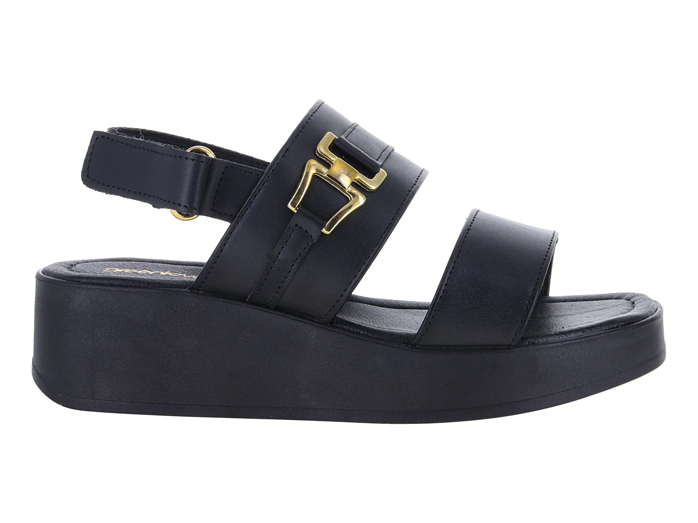 Sandalias Green Love Orquídea Negro para Mujer
