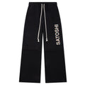 Studded Double Layer Sweatpant Black
