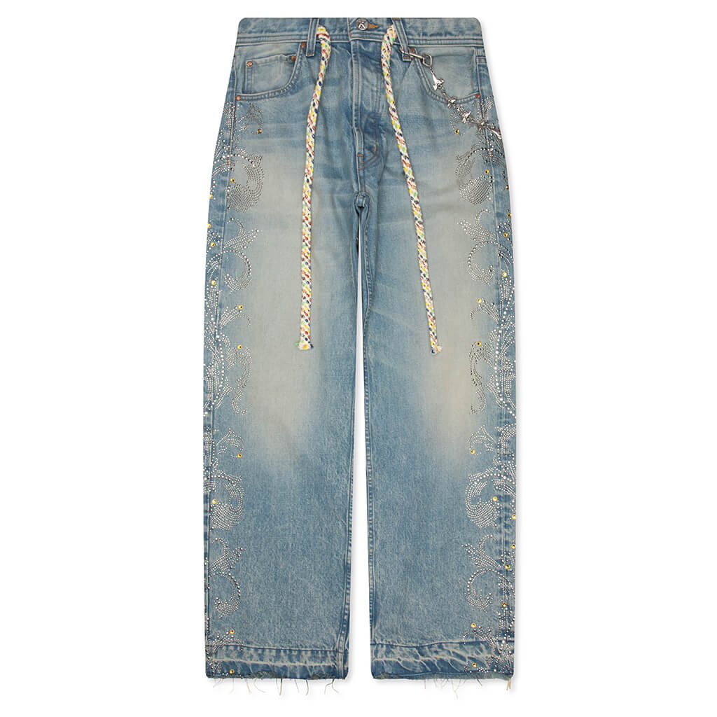 Denim with Chain Jean Medium Blue
