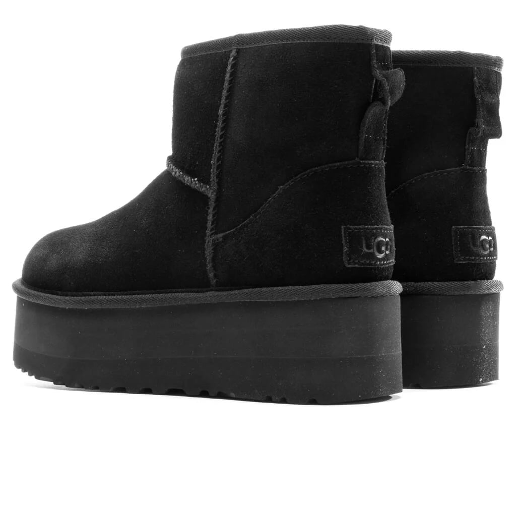 Womens Classic Mini Platform Black