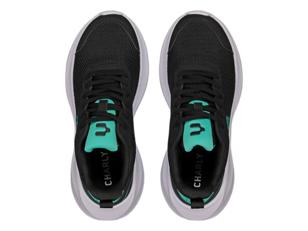Tenis Charly Negro con Aqua para Mujer