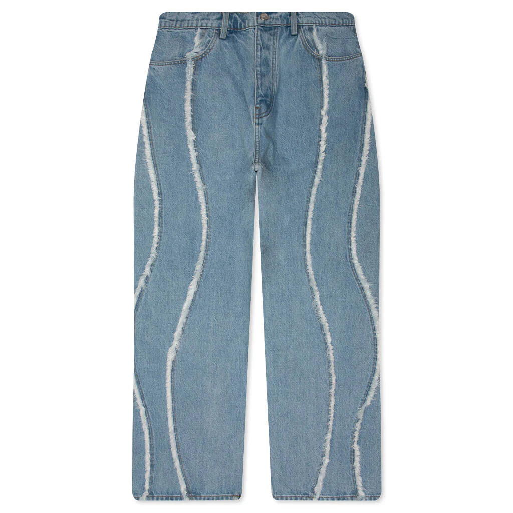 Stone Wash Ollie Denim Light Indigo Denim