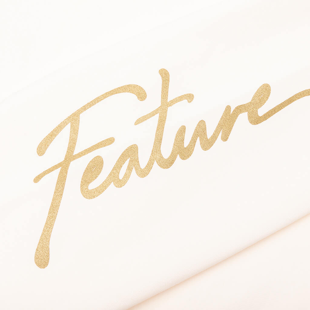 Feature x Wynn Carousel Crewneck Cannoli Cream