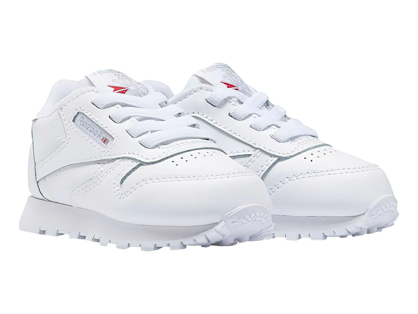 Tenis Reebok Classic Leather Blancos para Niño