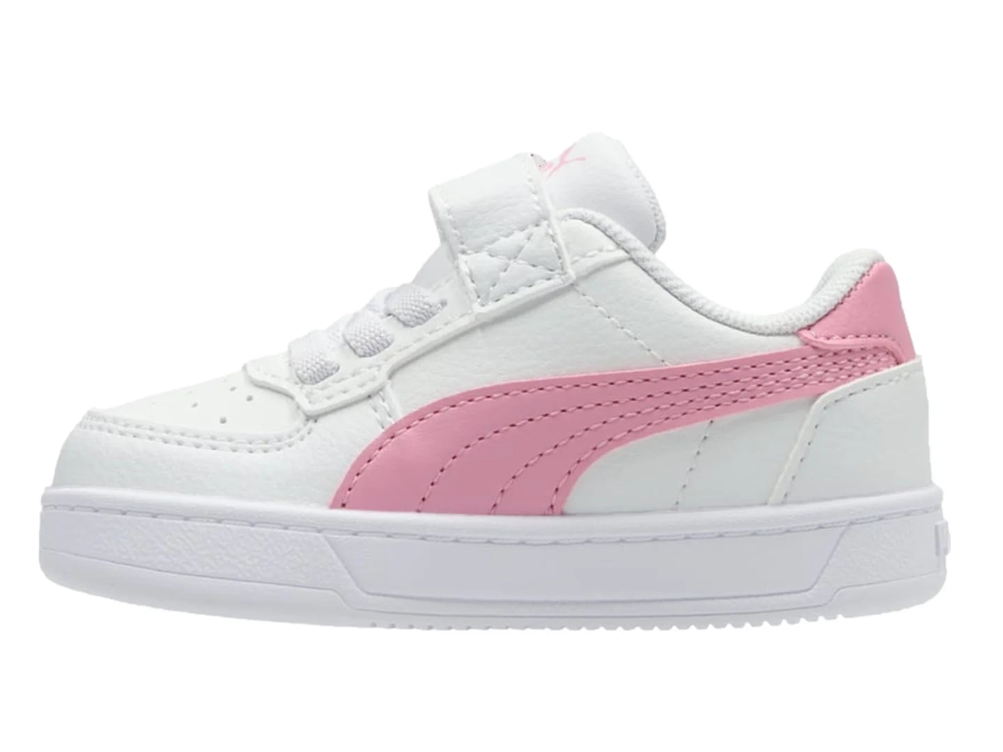 Tenis PUMA Caven 20 Blanco y Rosa para Niña