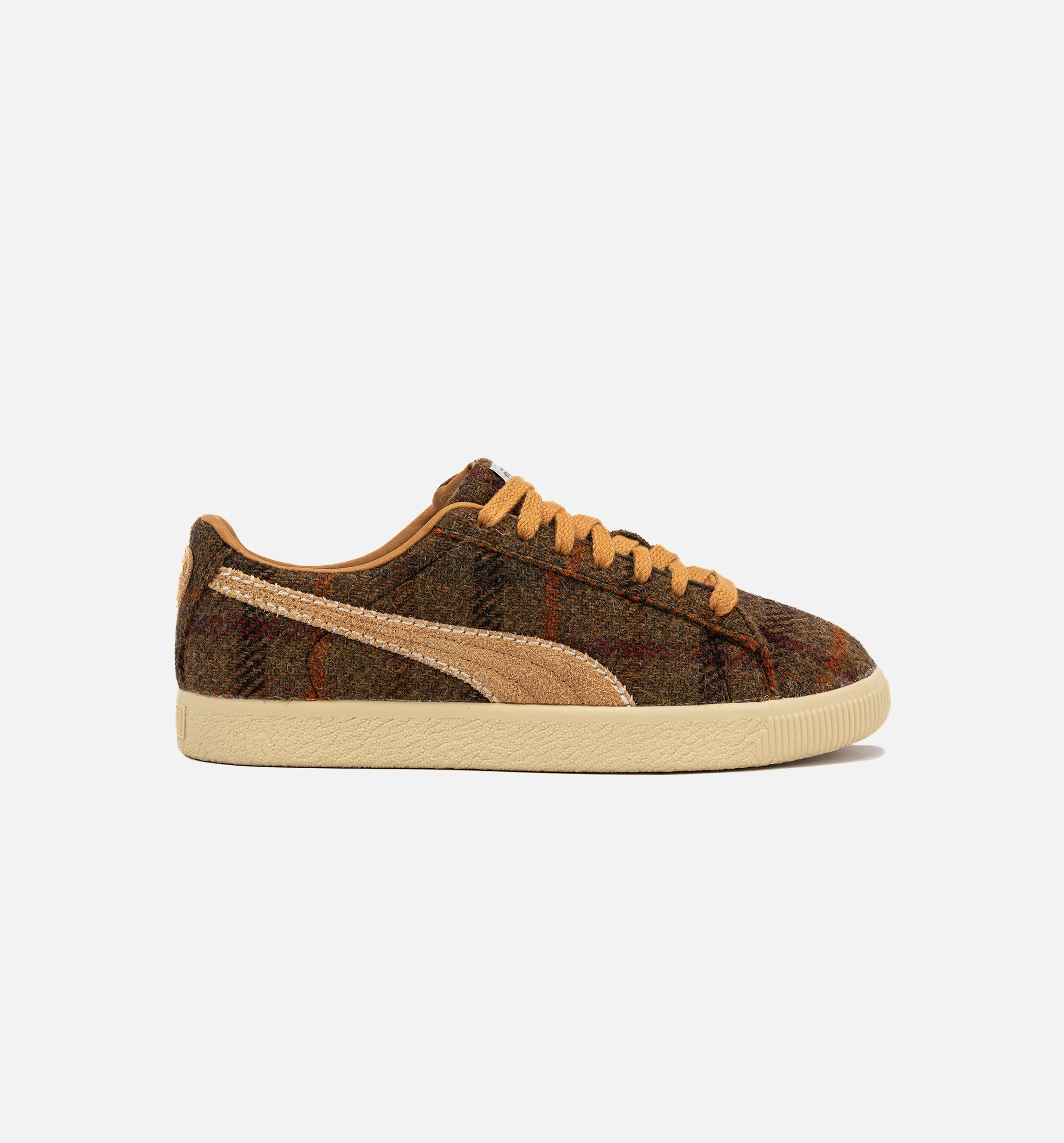 Clyde Harris Tweed Mens Lifestyle Shoe Chamomile Sugared Almond