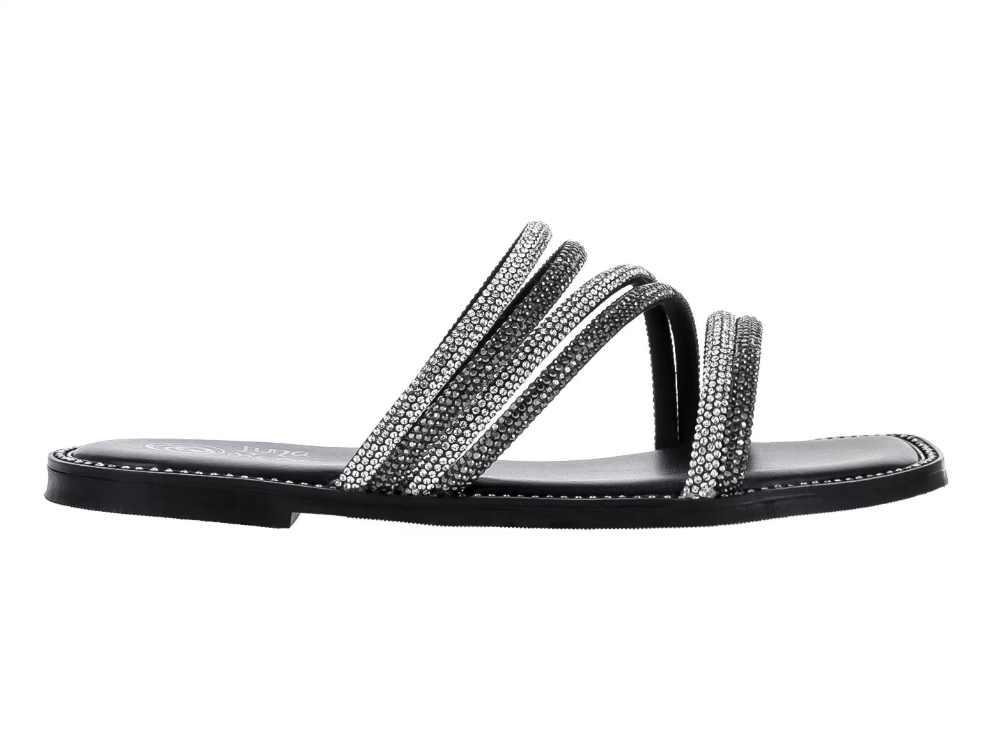 Sandalias Luna Rosa Negro para Mujer