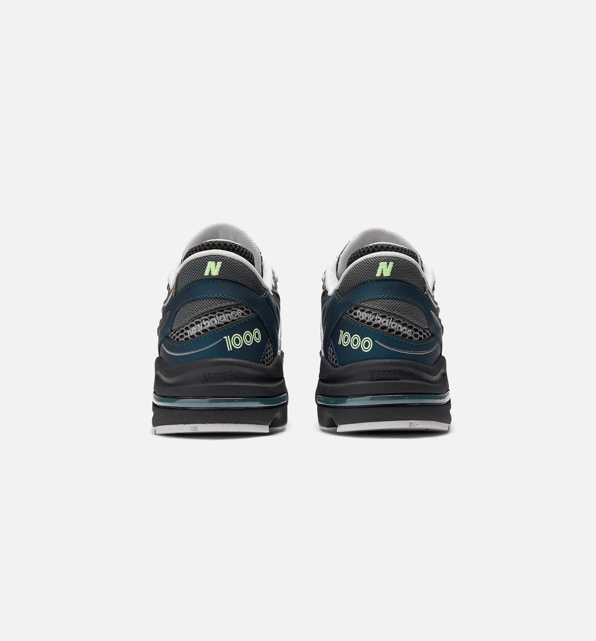 1000 Mens Lifestyle Shoe Deep Ocean Dark Silver Metallic Mint Flash