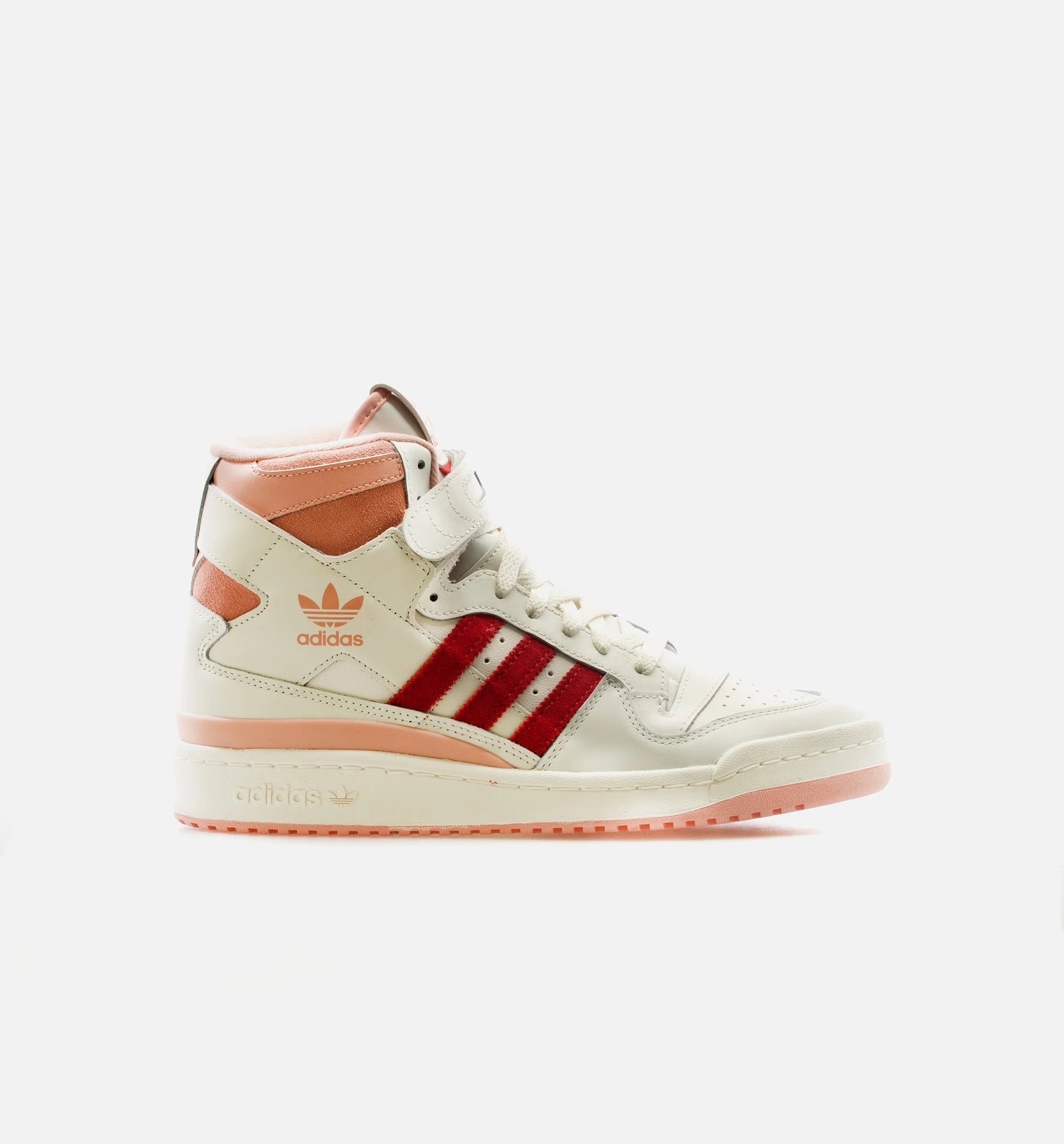 Forum 84 High Pink Glow Mens Lifestyle Shoe White Pink Red