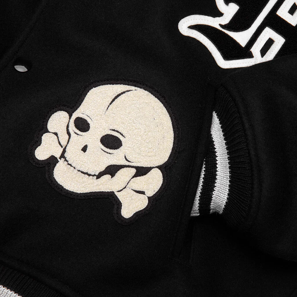 Saint M6 x Bounty Hunter Snt Hunter Varsity Jacket Black