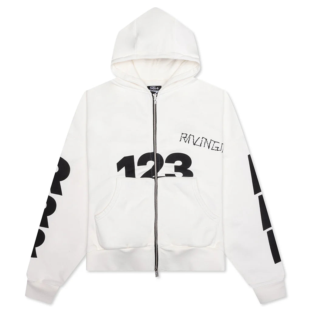 USO 123 CVA Zip Hoodie Max White