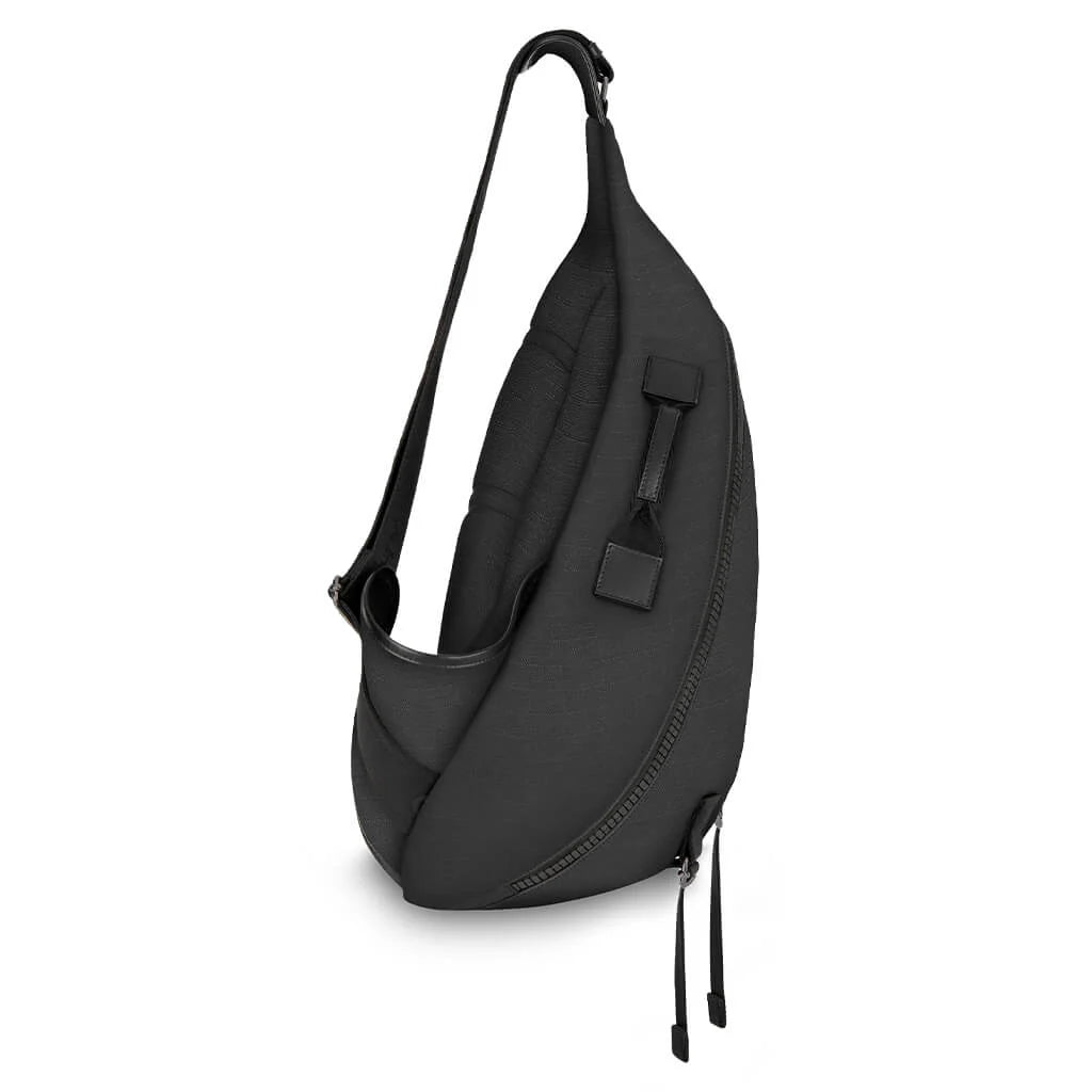 G Zip Triangle Bag Medium Black