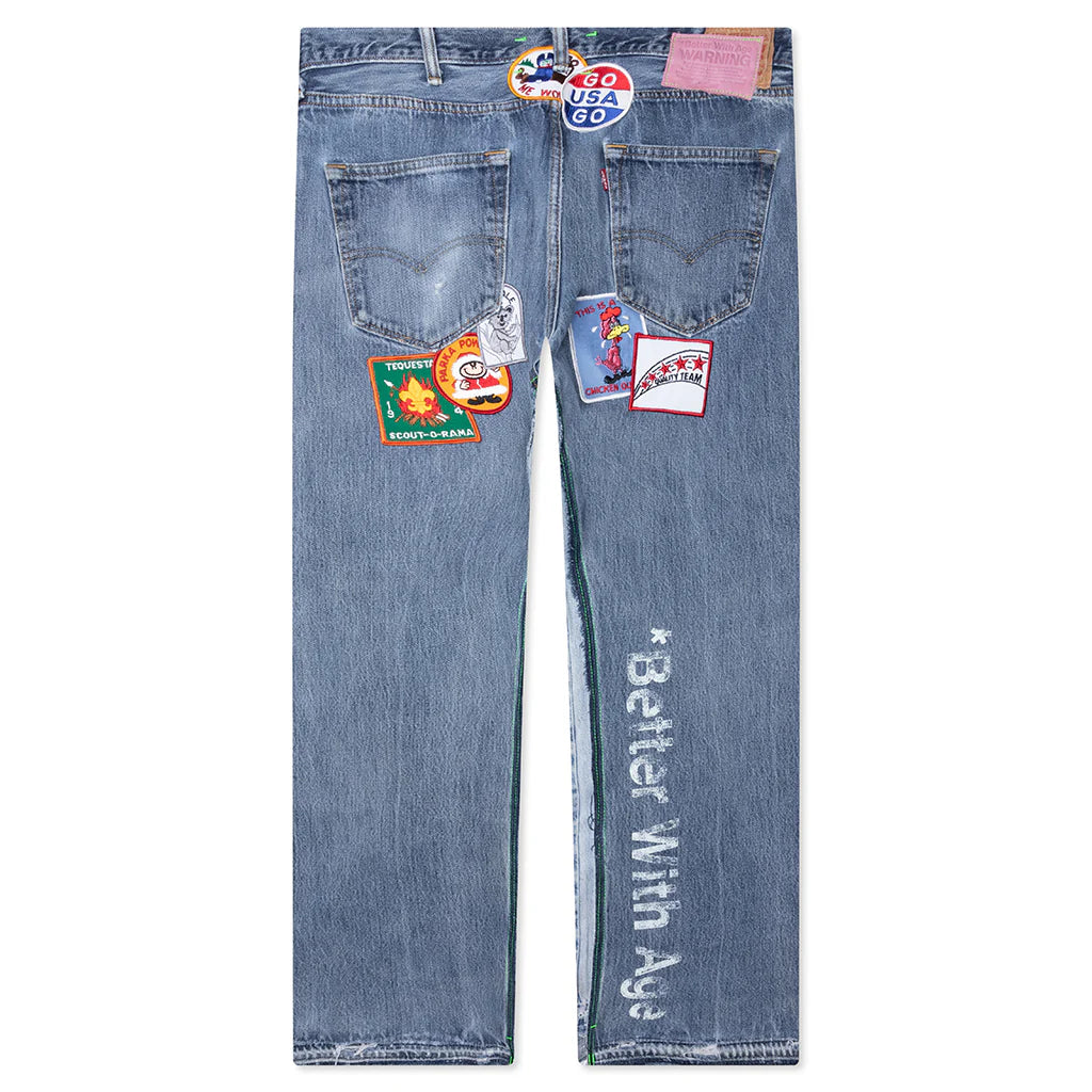 Gentlemens Denim Pants Indigo