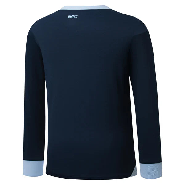 Umbro Guatemala Away Long Sleeve Mens Soccer Jersey 26 Navy