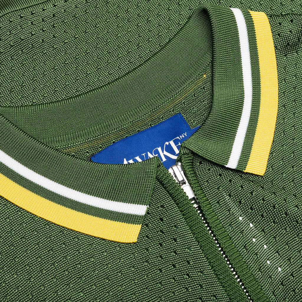 Mesh Polo Green