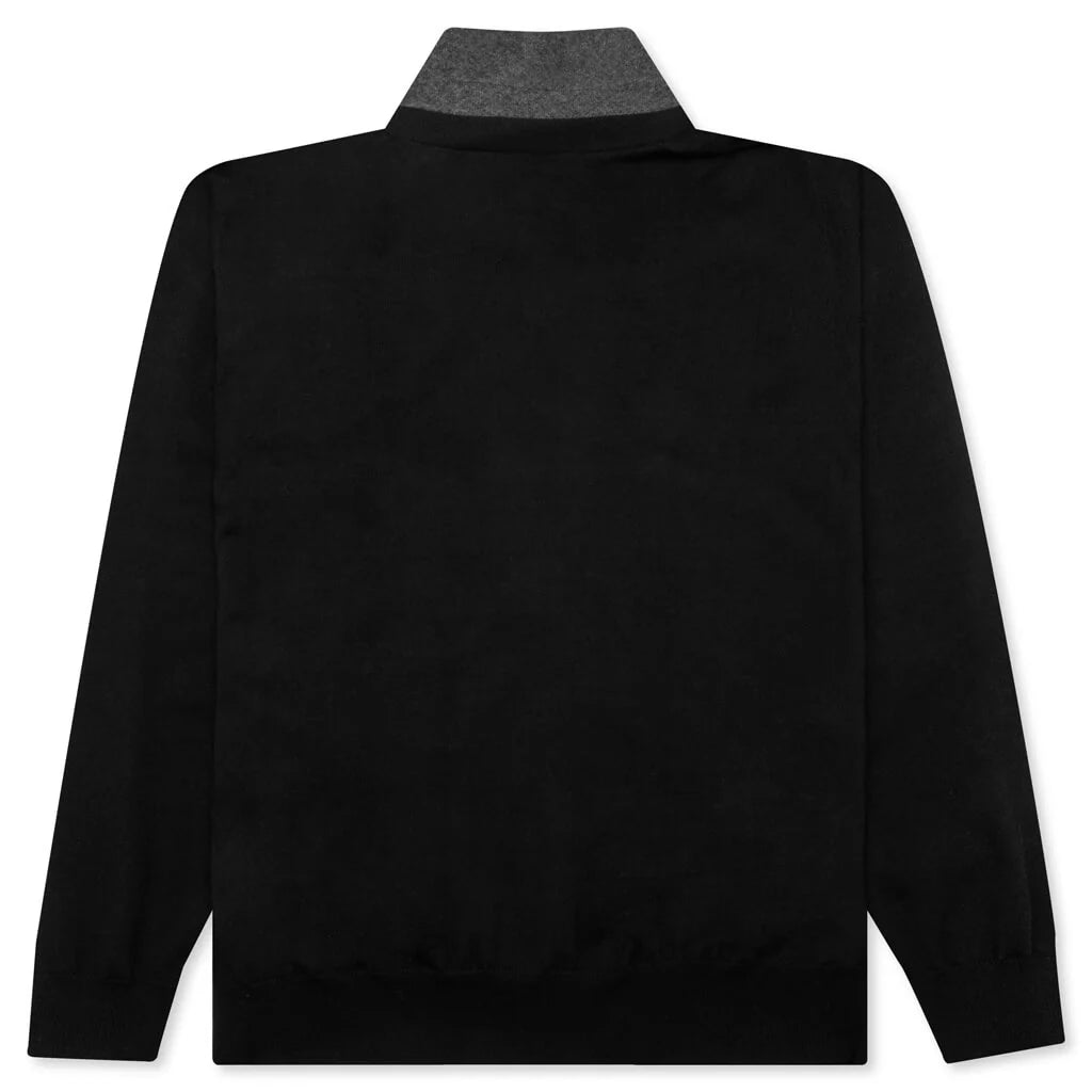Knit x Suiting Cardigan Black