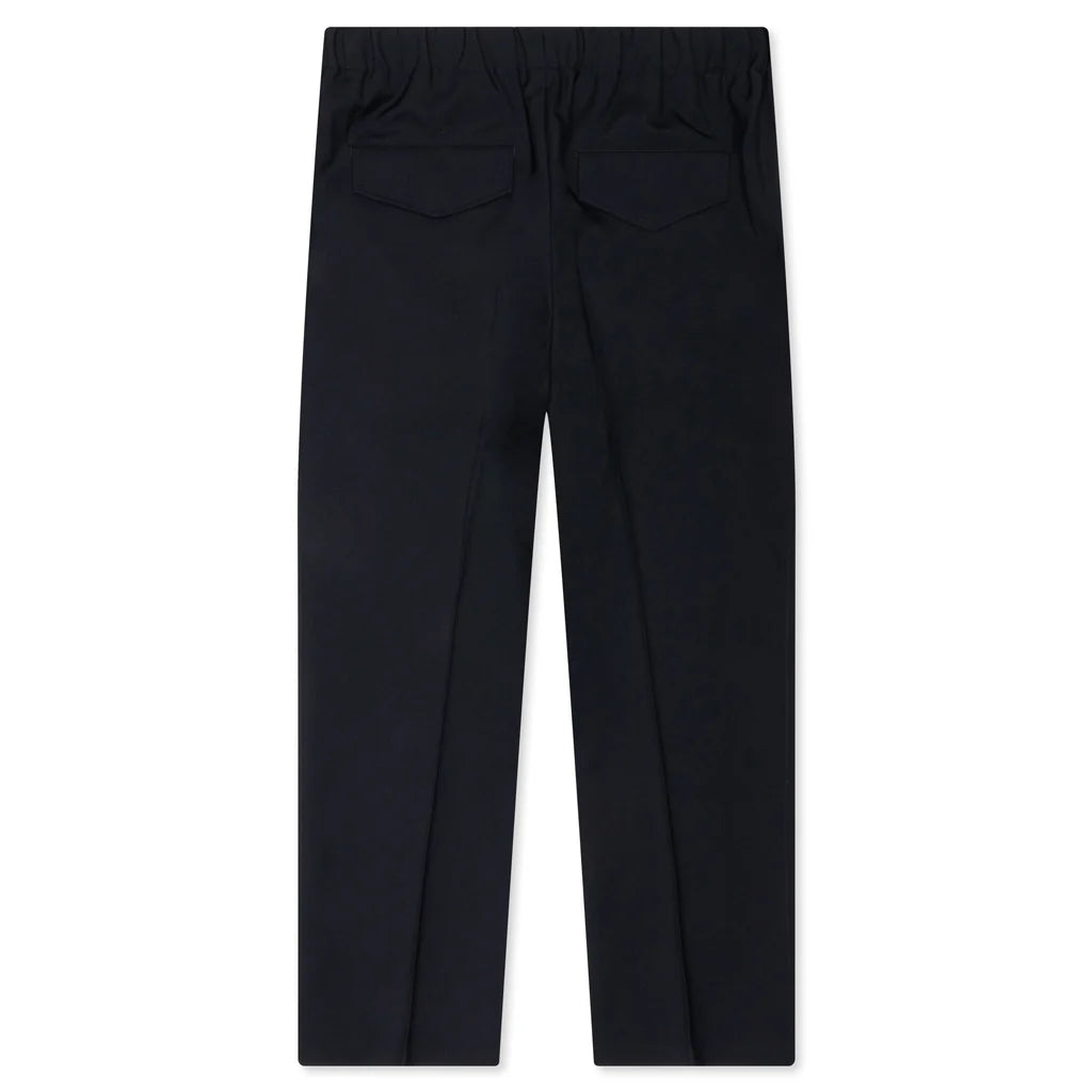Gabardine Wool Trousers Navy