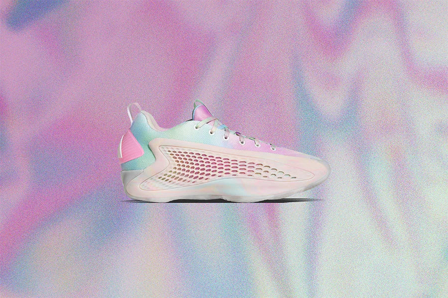 Anthony Edwards 1 Low 3SSB Cloud White Acid Orange Bliss Pink