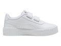 Tenis PUMA Carina 30 V Blanco y Oro para Niña