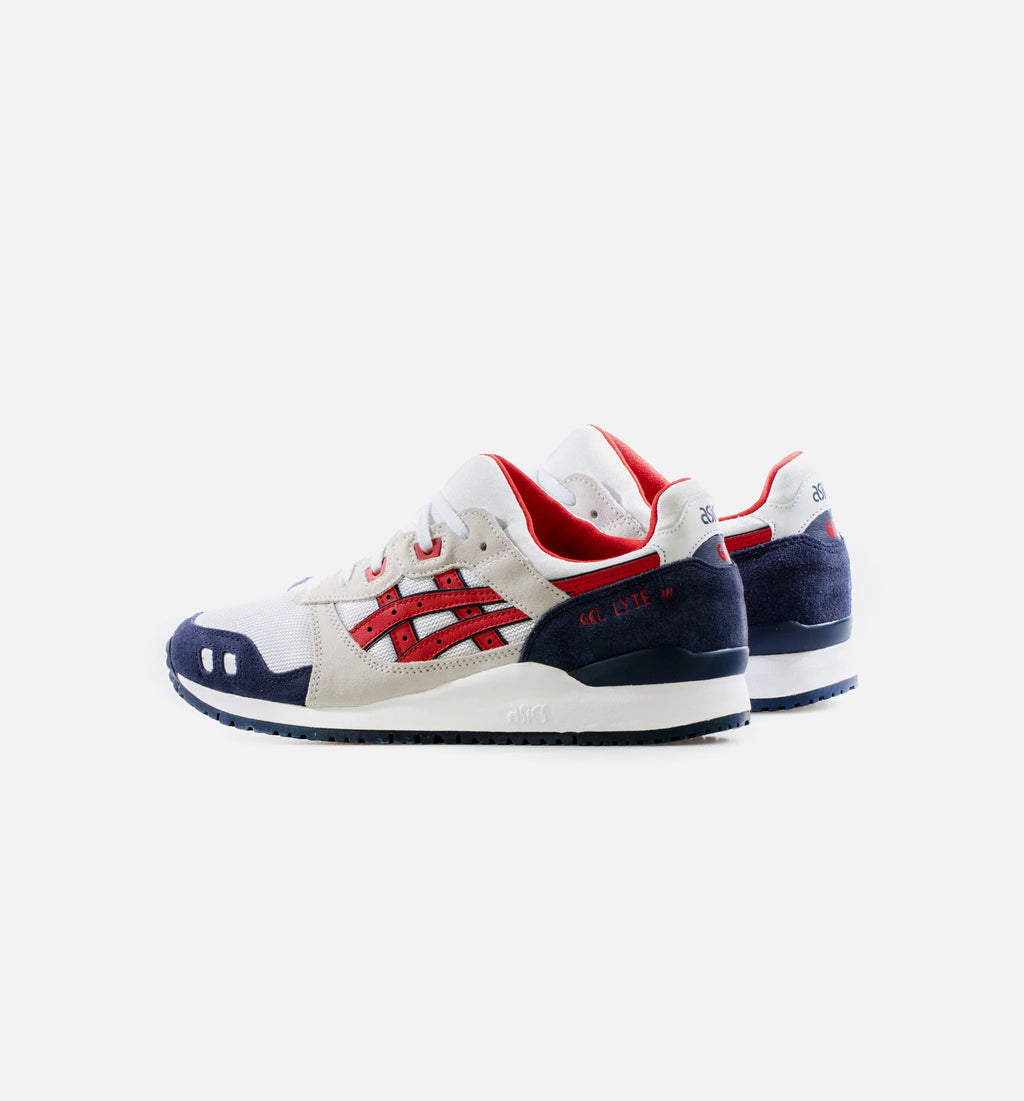Gel Lyte III Mens Lifestyle Shoe White Red