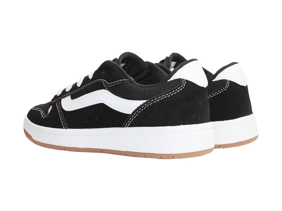 Tenis Vans Ryland LS Negro y Blanco para Mujer