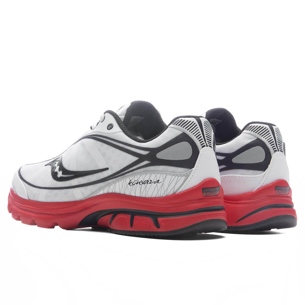 Kinvara 1 White Black Red