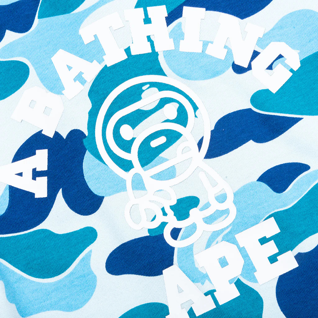 Kids Abc Camo Baby Milo College Tee Blue