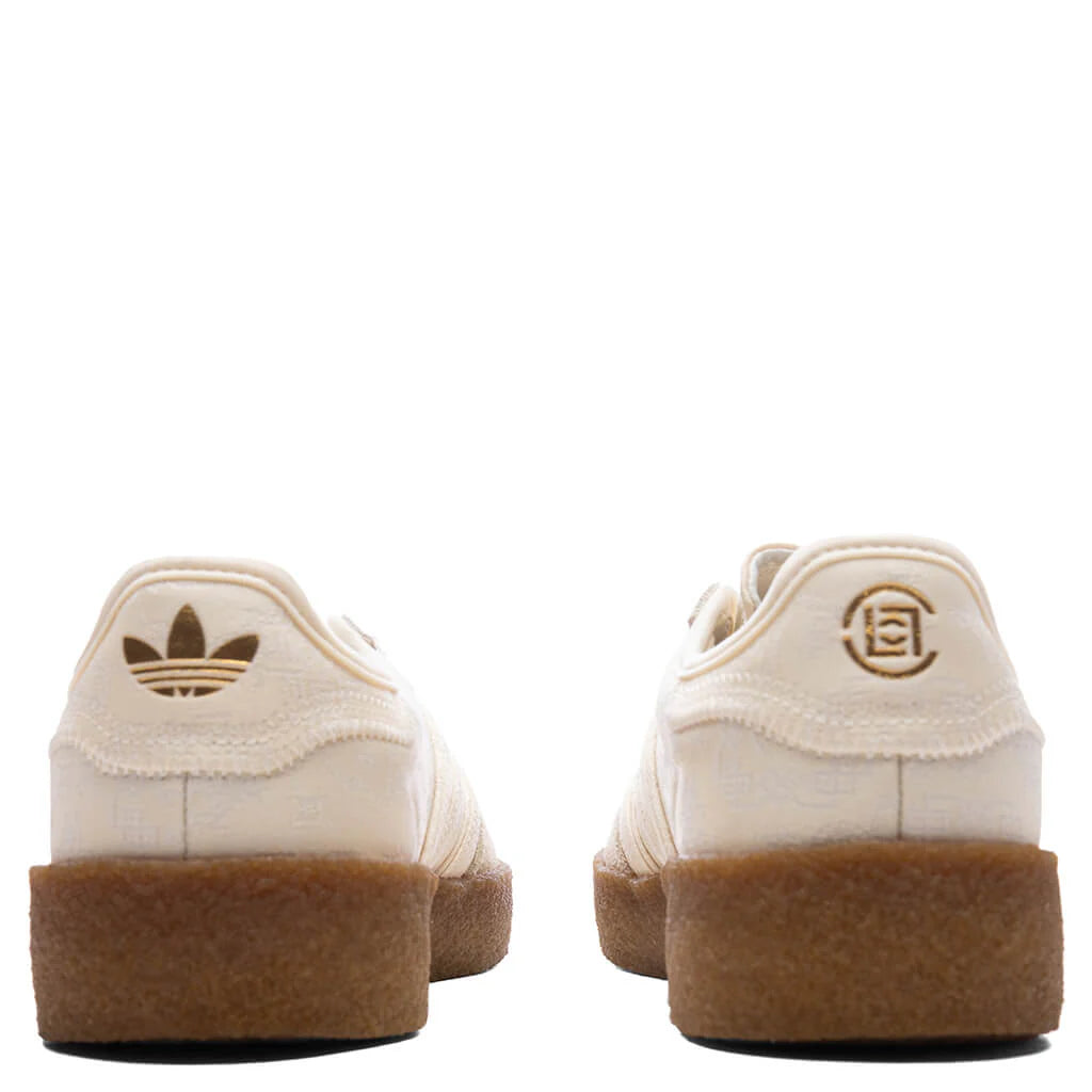Adidas x CLOT Gazelle by Edison Chen Cream White Cloud White Gold Metallic
