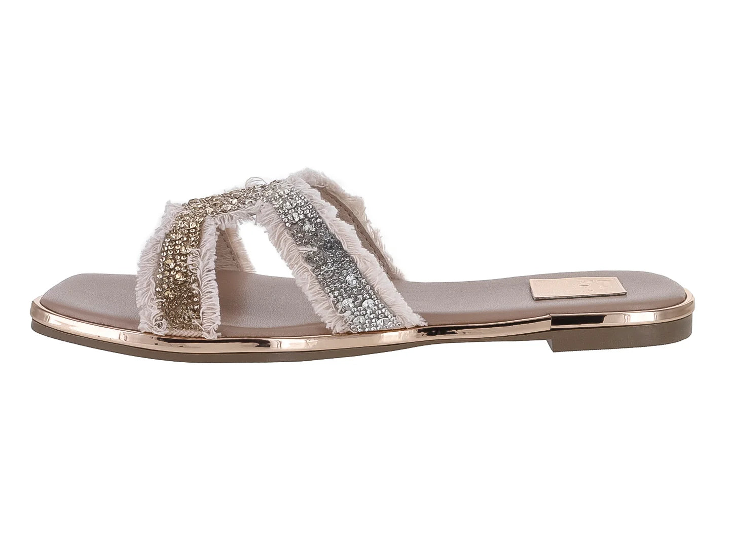 Sandalias Luna Rosa Multicolor Plata y Oro Rosado para Mujer