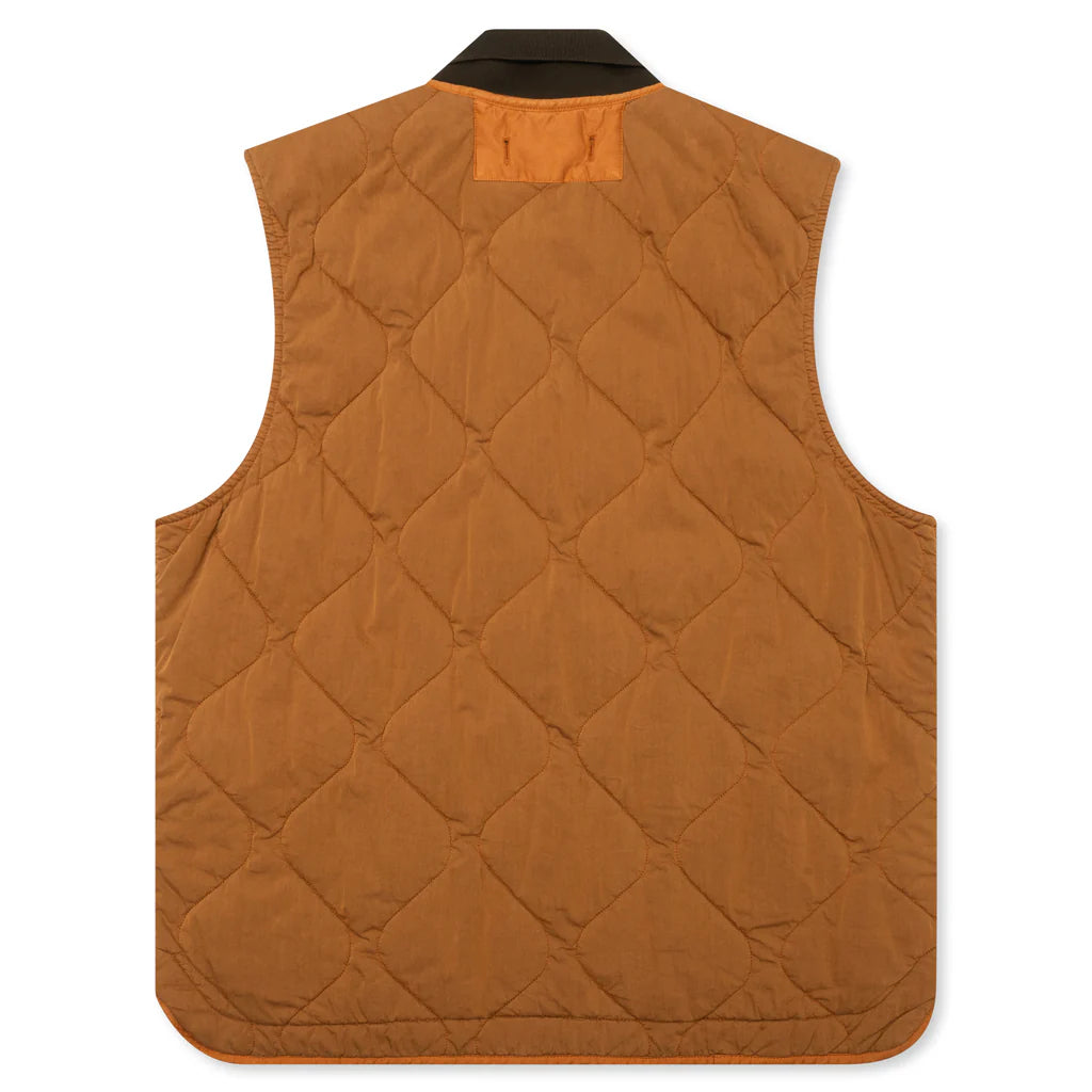 Quilted Vest Rust
