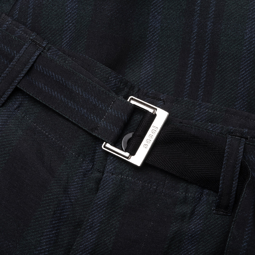 Plaid Pants Black