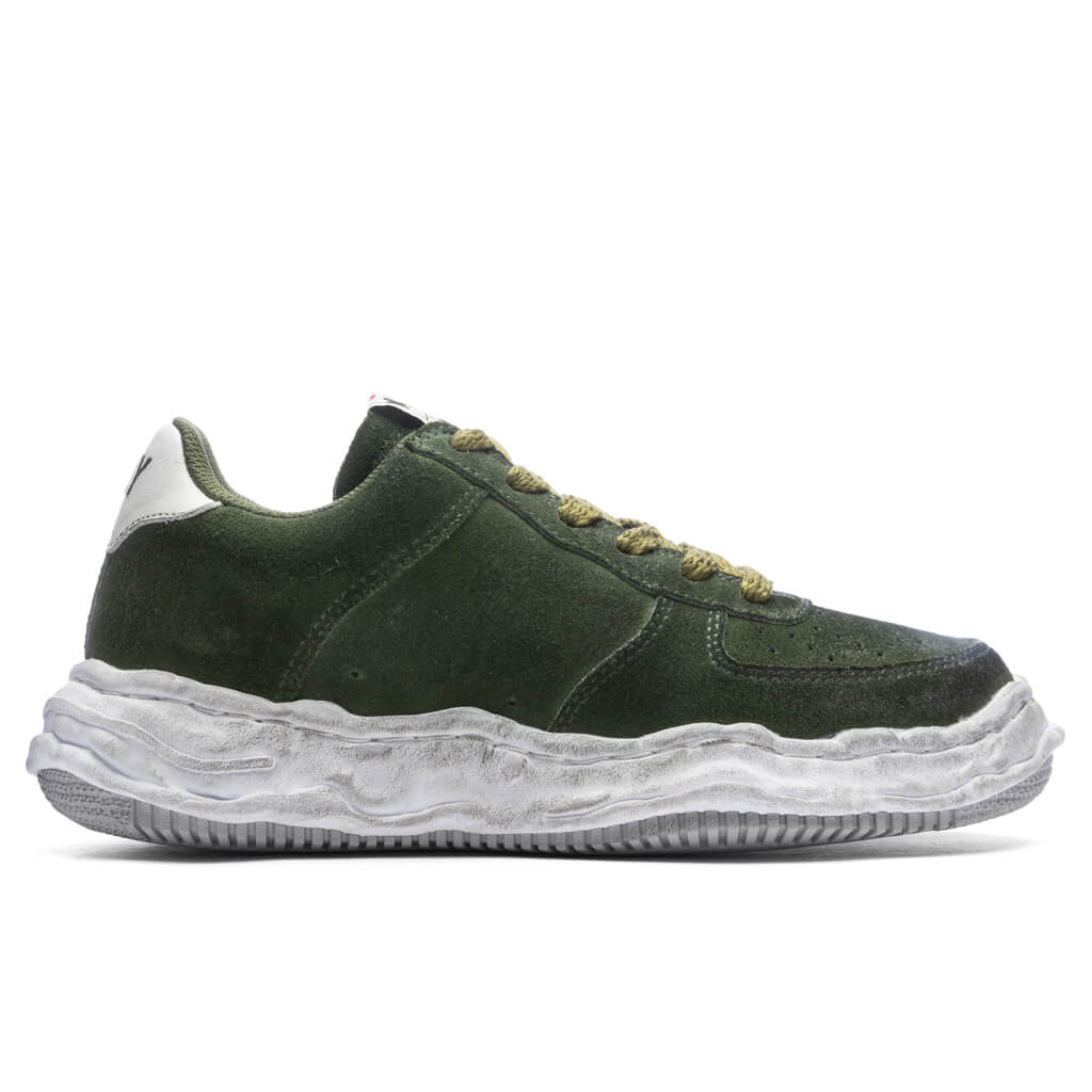 Wayne Brushed Suede Low Green