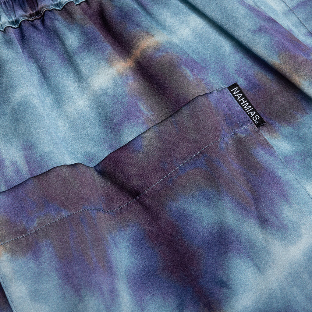 Tye Dye Silk Shorts Tye Dye