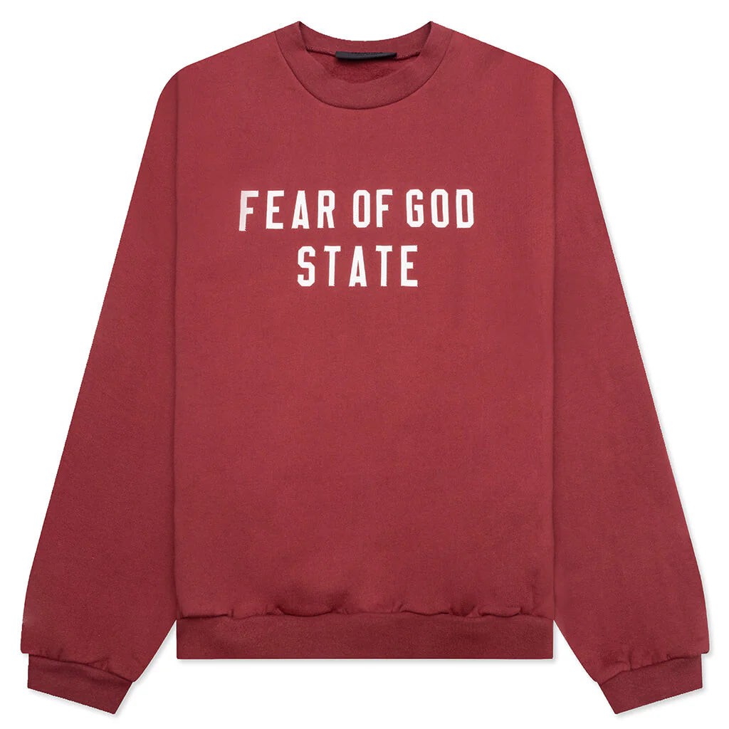 Heavy Fleece Crewneck Crimson