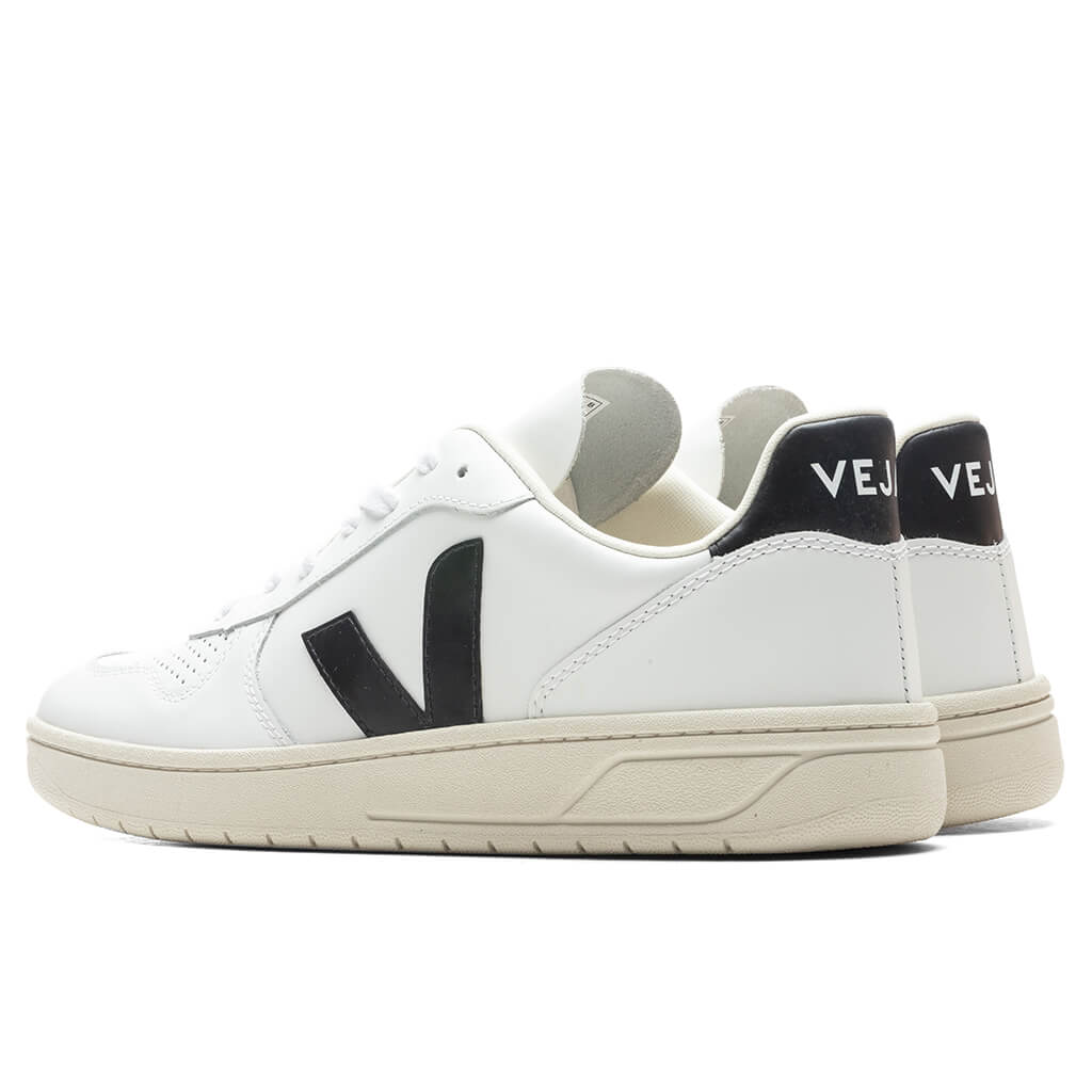 V 10 Leather Extra White Black