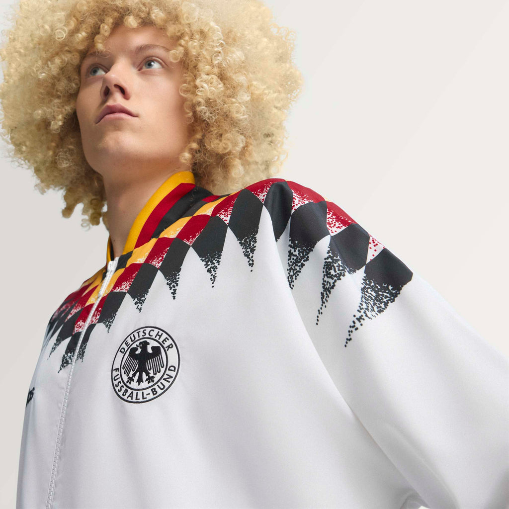 adidas Germany 1994 Mens Soccer Track Top White Black Red